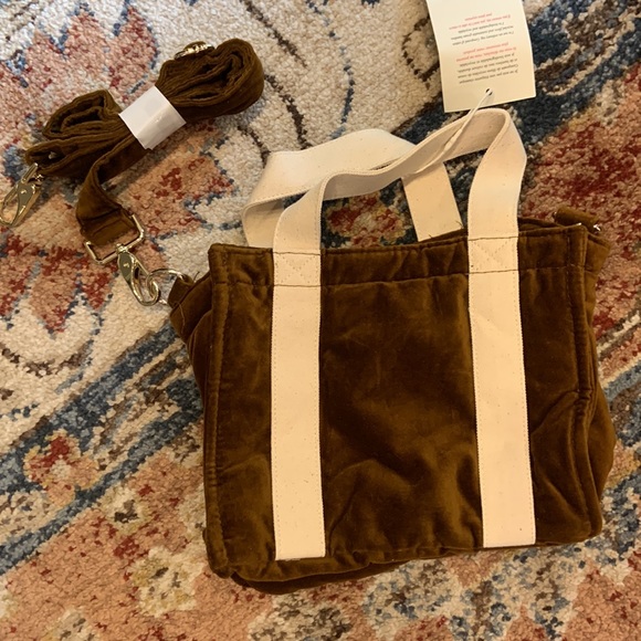 Velvet tote bag NWT - Picture 5 of 5